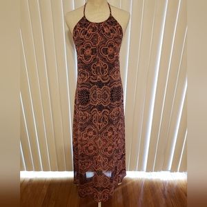 Mahina Maxi Backless Halter Dress